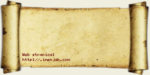 Lana Rakita vizit kartica